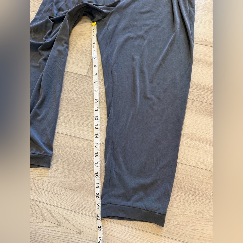 Free People Jumpsuit Sz S Beautiful Day One Piece Gray Pockets Soft Jogger *Read - Picture 10 of 14